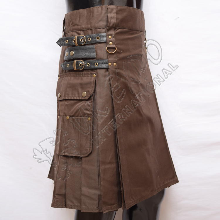 Brown Heavy Duty Utility Kilt