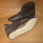 Brown Jorvik Viking SCA Leather Shoes