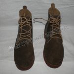 Civil War Brown Leather Brogans Shoes