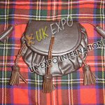 Brown Rob Roy Cow Hide Leather Sporran