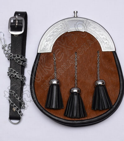 Brown Seal Skin Full Dress Sporran