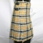 Camel Thompson Tartan Kilt
