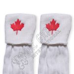 Canadian Flag Embroidery On Kilt Socks