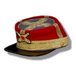 9E Civil War CSA Artillery Officer Kepi