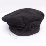 Cawbain Plain Hats Black Color