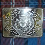 Celtic And Thistle Buckle