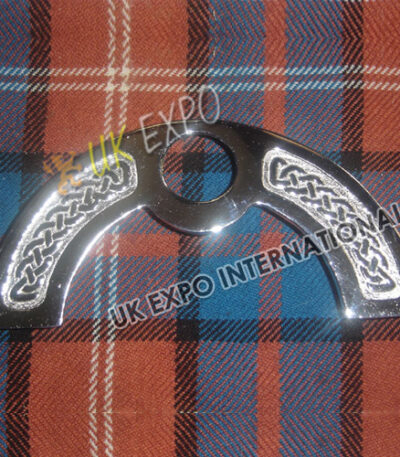 Celtic Embossed Antique Sporran Cantle