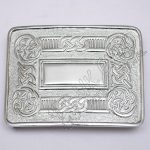 Celtic Swirl Kilt Belt Buckle