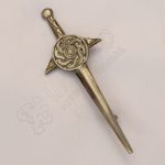 Celtic Design Shiny Antique Kilt Pin