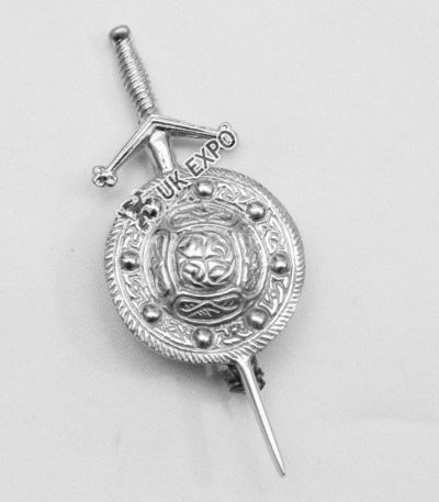 Fine Mirror Finished Celtic Kilt Pin