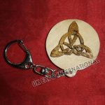 Celtic Knot Wooden Key Chain