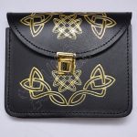 Gold Embossed Celtic Pouch