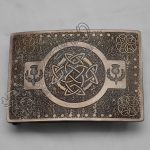 Celtic Round With Thistle Buckle Antique Buckle