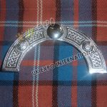 Dress Embossed Chromium Sporran Cantle