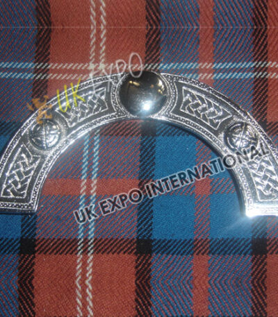 Dress Embossed Chromium Sporran Cantle