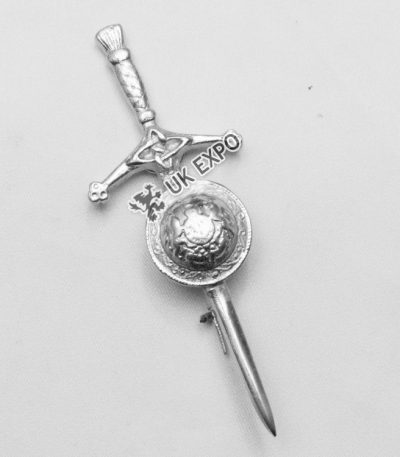 Celtic Sword Kilt Badge Pin