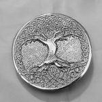 Celtic Tree Of Life Circular Scottish Belt Buckle