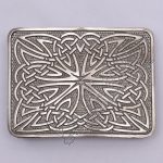 Celtic Weave Scottish Shiny Antique Kilt Belt Buckle