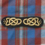 Civil War Badge Gold Bullion on Black