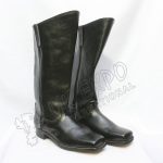 Cavalry Black Leather Civil War Long Boots