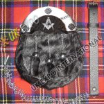 Masonic Seal Skin Black Formal Sporran