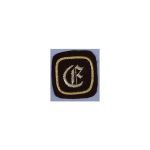 Roman Old English Gothic Letters Embroidery Badge