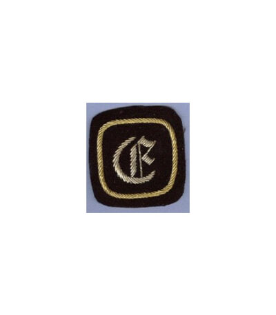 Roman Old English Gothic Letters Embroidery Badge