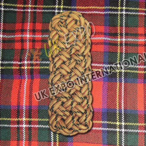 Cord Shoulder/Epaulette Yellow with Black Dots - Image 1