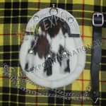 Celtic Chrome Cow Multi Skin Tassel Sporran