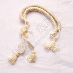 Cream color Grenadier Cord in Available in Wool Cotton and Silk