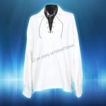 Classic Highland Elegance Cream Color Jacobite Shirt