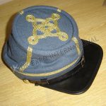 Gray CS Captains Embroidered Kepi