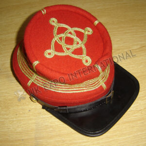 CS Captains Embroidered Kepi Red Color