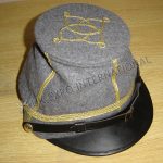 Civil War CS Lieutenant Embroidered Kepi