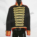 Dark Blue Color Coat with Golden Braid