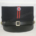 Dark Blue Color French Capi with red Braid on Front