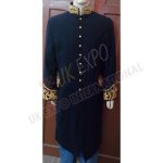 Dark blue great coat with gold bullion