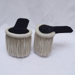 Dark blue with silver bullion fringes Shoulder/Epaulette pair
