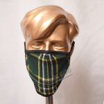 Dark Irish Tartan Scottish Style Mask