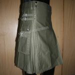 Dark Olive Heavy Canvas Utility Kilt