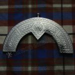 Thistle Steel Diamond Sporran Cantle