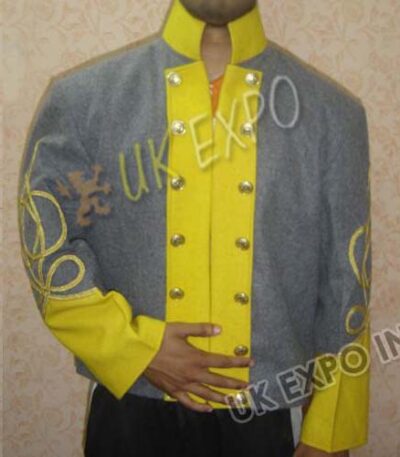 Double Breast Two Row Shell Jacket