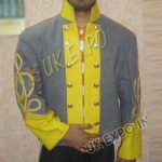 Double Breast Three Row Shell Jacket
