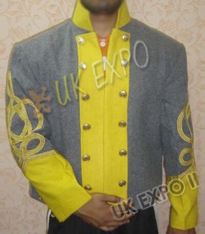 Double Breast Four Row Shell Jacket