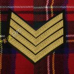 Drum Major 4 Stripe Gold Braid