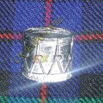 Drum Chrome Metal Badge