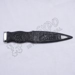 Dummy Polished Sgian Dubh Solid Top
