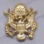Eagle Gold Civil War Metal Badge