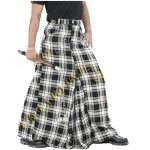 Black Pistol Tartan Fashion Long Kilt