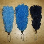 Sky Blue Navy & Dark Blue Feather Hackle